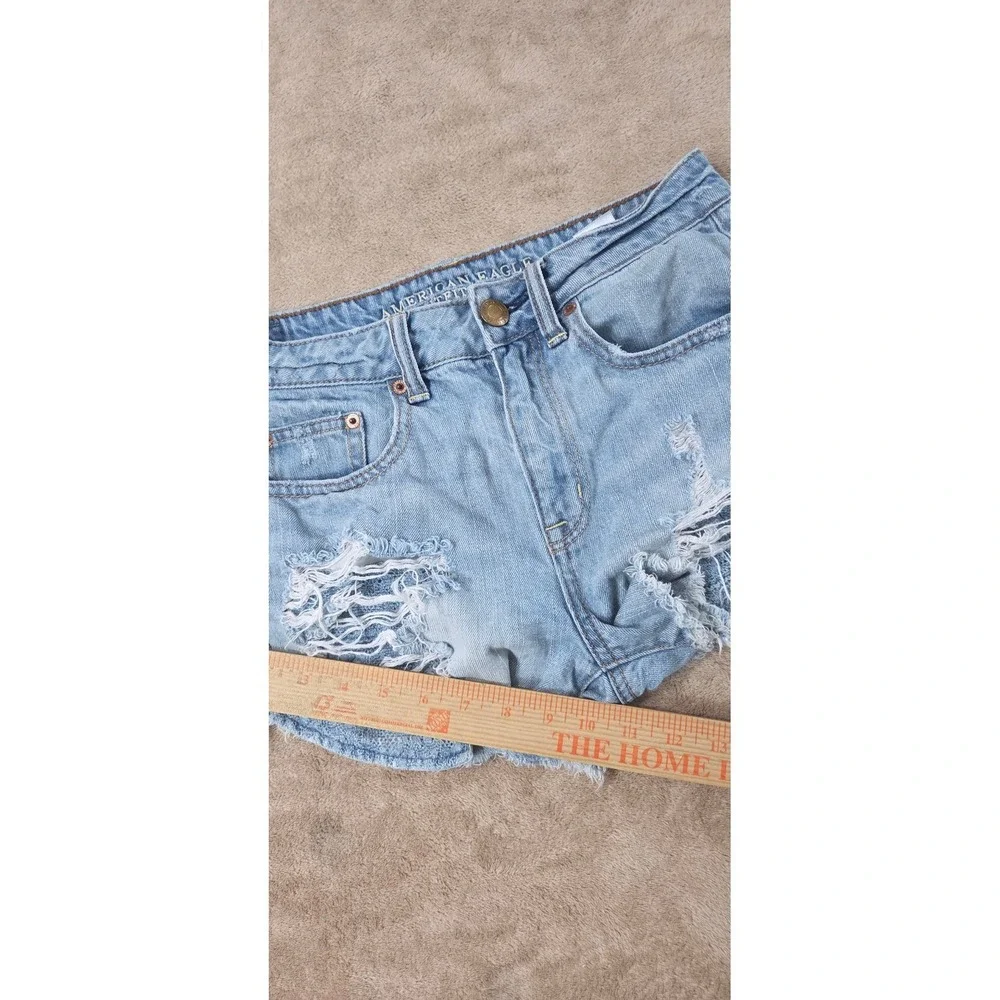 American Eagle Hi-Rise Festival Denim Shorts Women's 2